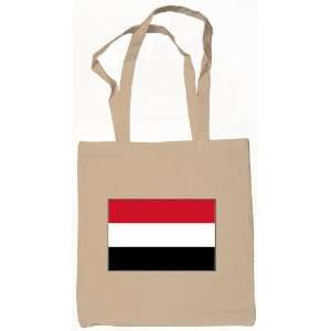 Yemen Flag Tote Bag Natural