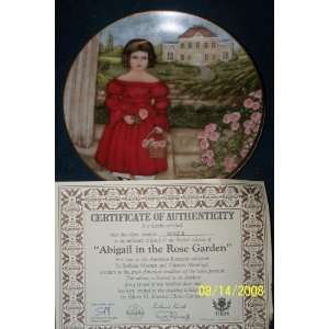  Knowles Abigail and the Rose Garden Collectors Plate 