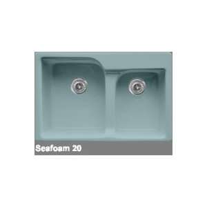   Advantage 3.2 Double Bowl Kitchen Sink with Three Faucet Holes 25 3 20