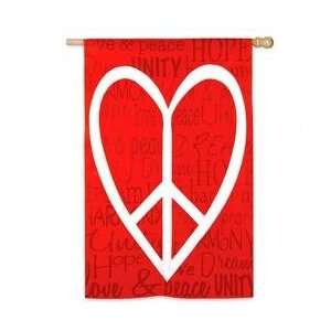    Regular Sized Flag Love Peace And Unity Patio, Lawn & Garden