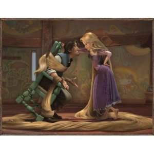  Disneys Tangled Rapunzel meets Flynn, 16 x 12 Framed 
