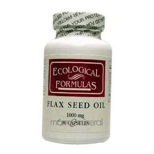 Ecological Formulas   Flax Seed Oil (Organic) 90 gels [Health and 