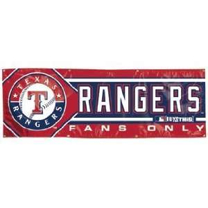  MLB Texas Rangers Banner   2x6 Vinyl