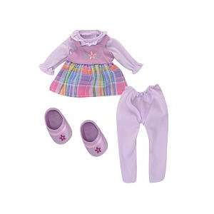   inch Doll Outfit   Plaid Dress with Shirt and Leggings Toys & Games