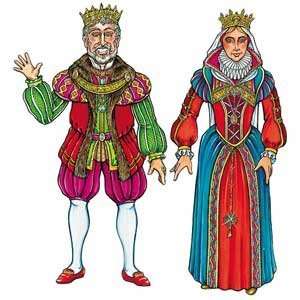  Jointed Mardi Gras King and Queen Toys & Games
