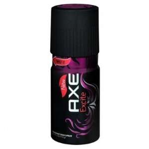  Axe  Deodorant & Anti Perspirant Body Spray, Excite, 4oz 