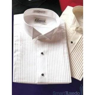   Boys Wing Collar Tuxedo Shirt   Available White, Ivory and Black