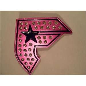  PINK Famous Stars and Stripes F Belt Buckle FSAS 