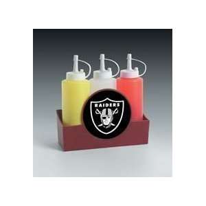 com Oakland Raiders Party Animal Condiment Caddy Caddie NFL Football 