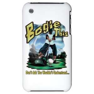  iPhone 3G Hard Case Golf Humor Bogie This 