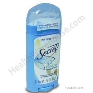 Secret Invisible Solid Antiperspirant Deodorant   Spring Breeze   2.6 