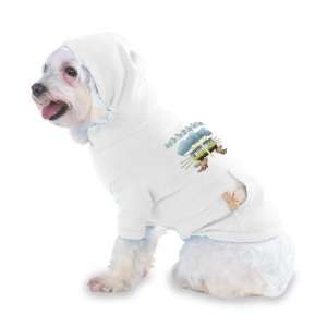   MUSIC Hooded (Hoody) T Shirt with pocket for your Dog or Cat XS White