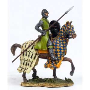 Figurine Crusader Knights H 4 Cold Cast Resin 
