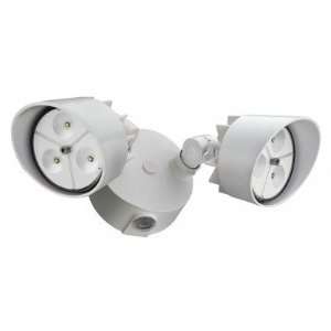 Dusk to Dawn Two Head LED Floodlight in White