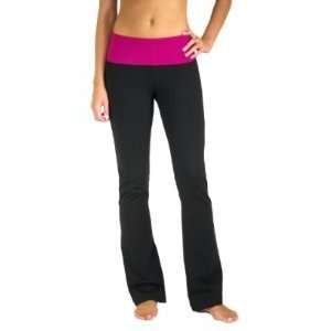  Fit Couture Flared Leg, Fold Over Waistband Yoga Pants 