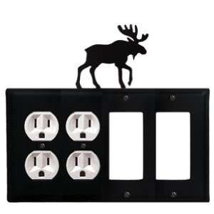  New   Moose   Double Outlet, Double GFI Electric Cover by 