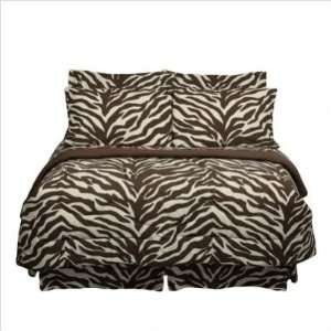  Bundle 03 Brown Zebra Bed in a Bag   King