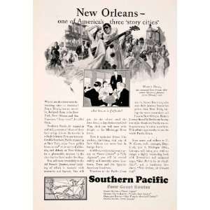  1929 Ad New Orleans Tourism Travel Southern Pacific 