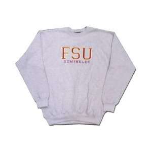   Seminoles (FSU) Classic Crew Oxford Ash Sweatshirt