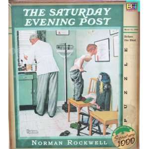    NORMAN ROCKWELL PUZZLE BEFORE THE SHOT 1000PC Toys & Games