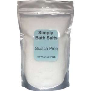 Simply Bath Salts, Scotch Pine Bath Salts, with Organic Oils and Dead 