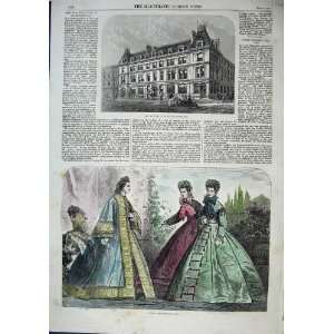  1863 Buildings Paternoster Row Paris Fashion Dresses