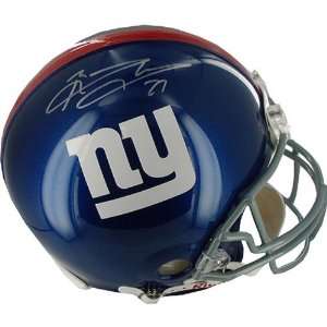  Brandon Jacobs Autographed Giants Helmet Patio, Lawn 