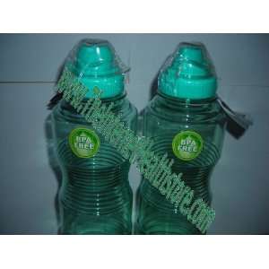  New Wave 1 Liter 2 Turquoise Eastar BPA Free Water Bottle 