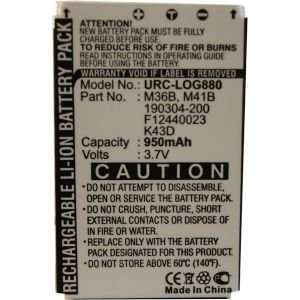  Replacement Battery for Harmony® 880 Remote Electronics
