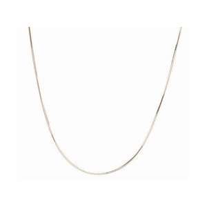  24 Diamond Cut Snake Necklace / 14K Gold Beauty