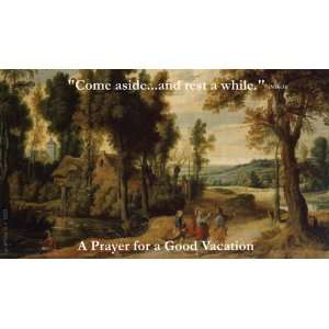  Prayer for Good Vacation Holy Card 