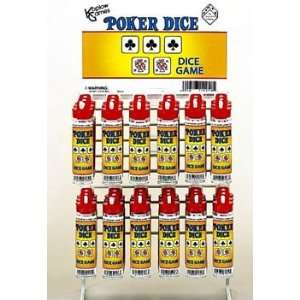  Poker Dice Game (5   Six Side Dice)   Hours of Fun Toys & Games
