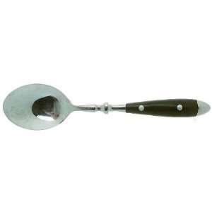   Cafe Black Place/Oval Soup Spoon, Sterling Silver