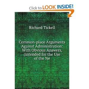  Common place Arguments Against Administration With 