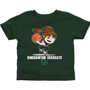   Bearcats Toddler Girls Basketball T Shirt   Green