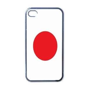  Japan Flag Black Iphone 4   Iphone 4s Case Office 
