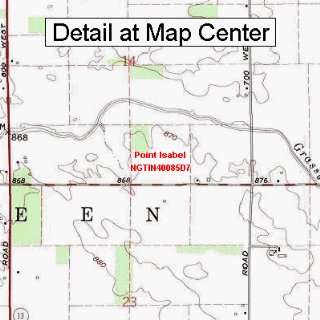   Map   Point Isabel, Indiana (Folded/Waterproof)