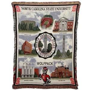 North Carolina State Wolfpack University Blanket  Sports 