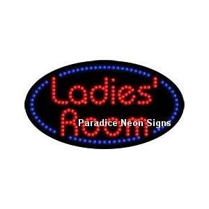  Ladies Room LED Sign (Oval)