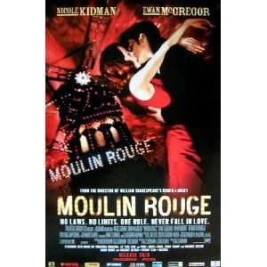  Moulin Rouge   Original Belgian Movie Poster Everything 
