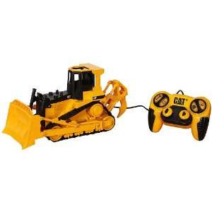  CAT Job Site Machines Remote Control Vehicle   Bulldozer Toys & Games
