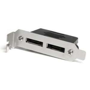  Sunnytech 2 Port Low Profile SATA to eSATA Plate Adapter 