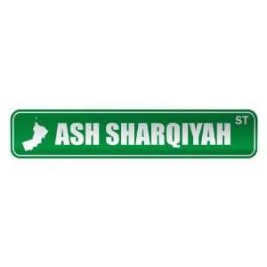   ASH SHARQIYAH ST  STREET SIGN CITY OMAN