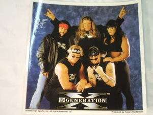 DX D GENERATION X Original Crew WWF Sticker  