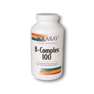  Vitamin B Complex 100 250 Caps   Solaray Health 