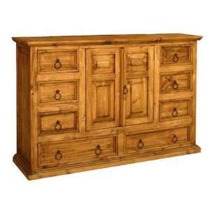  Mansion Dresser (Brown) (66.00W x 44.00H x 19.00D 