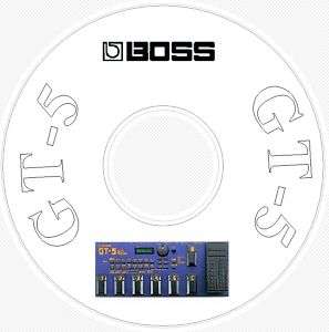 Boss GT 5 Patch Library, Manual Editors CD GT 5 GT5  