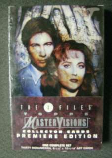 1995 Topps X Files Master Visions Complete Set Factory Sealed