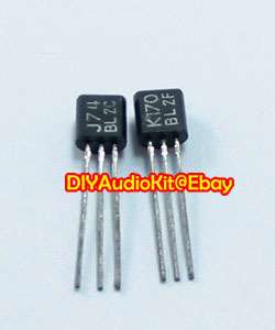 Toshiba Transistor 2SK170 2SJ74 (K170 J74 BL), 2 PCS  