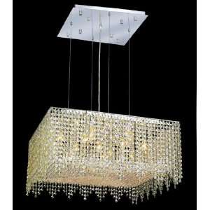  Eye catching square drip fashioned crystal chandelier 